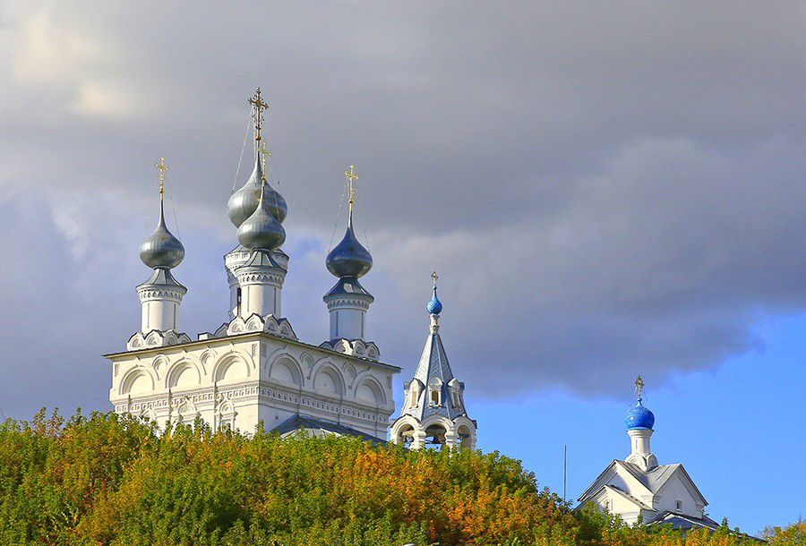 Муром Троицкий монастырь зимой